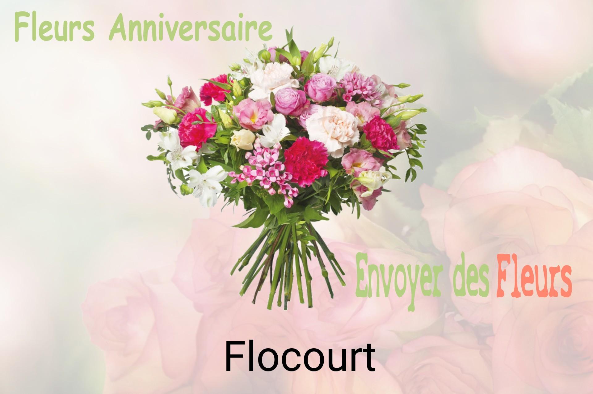 Bouquet de fleurs d’anniversaire livré à Flocourt